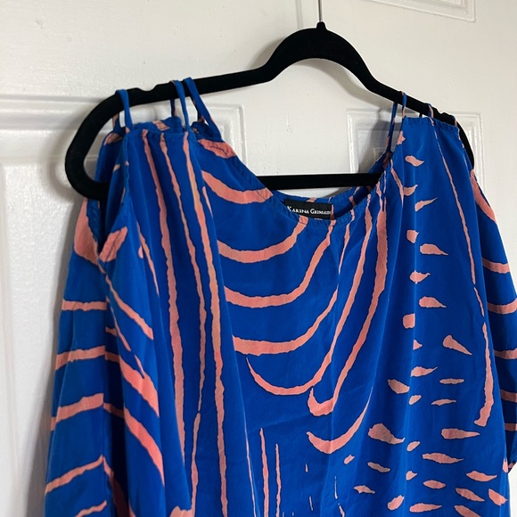 Karina Grimaldi | Printed Silk Blouse - Picture 3 of 4